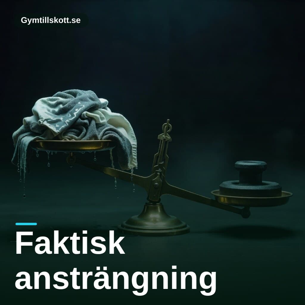 Faktisk ansträngning: vad är det egentligen som räknas i gymmet?