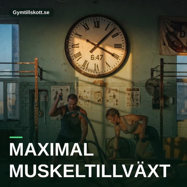 Maximal muskeltillväxt för den med obegränsad tid