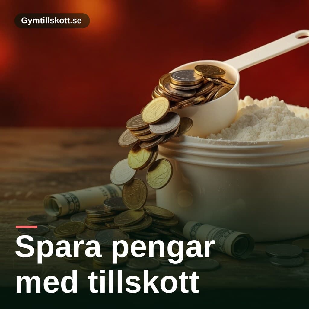 Spara pengar med tillskott: när pulvret är billigare än maten