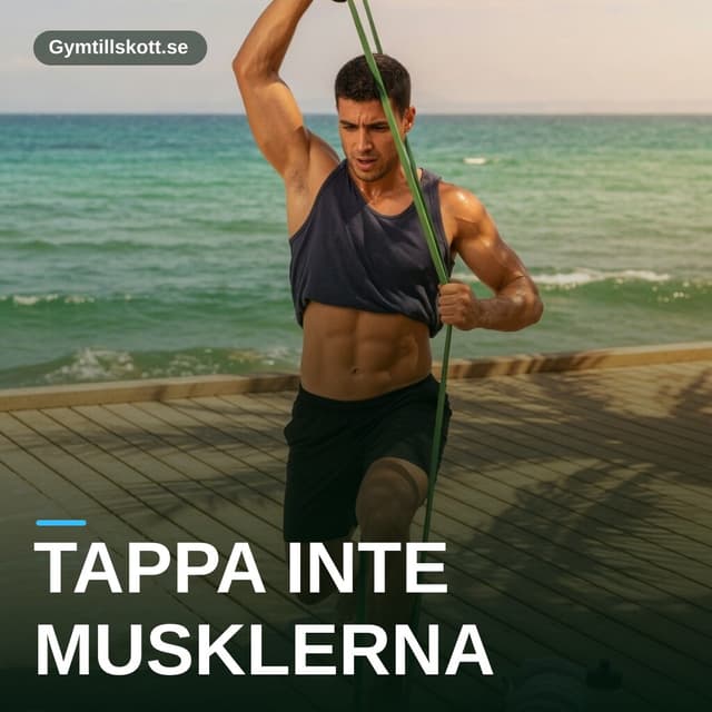 Tappa inte musklerna på semestern: behåll styrkan med minimal träning