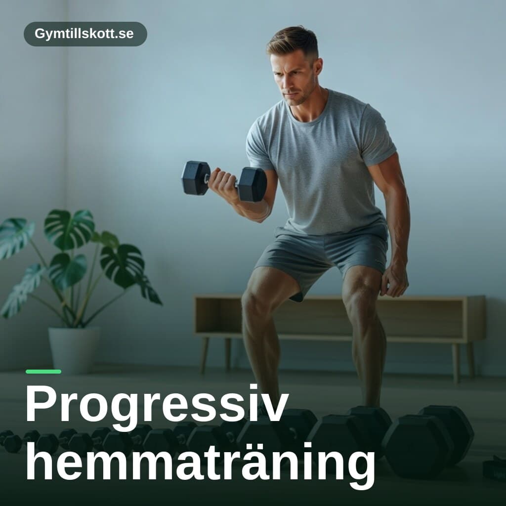 Progressiv hemmaträning: så bygger du muskler utan gym
